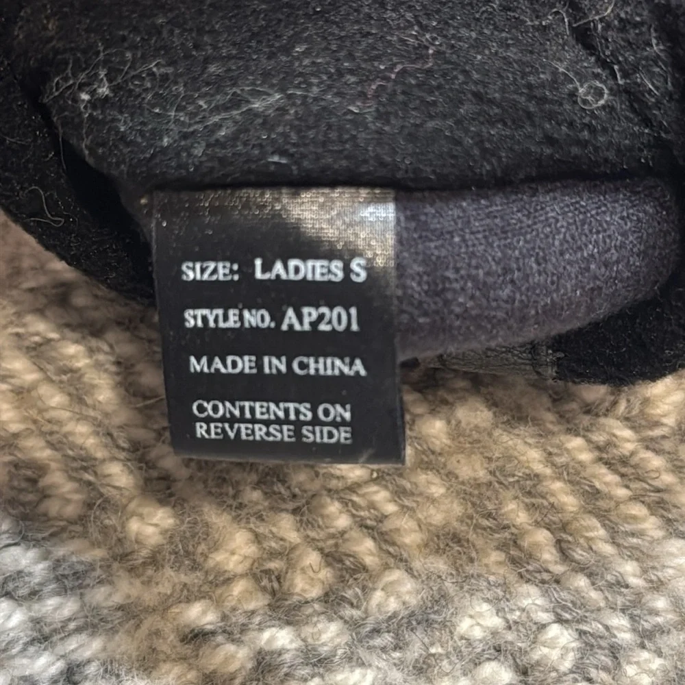 HotFingers ladies black winter ski gloves size‎ small